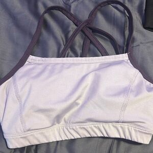Athletic bra,purple and dark purple